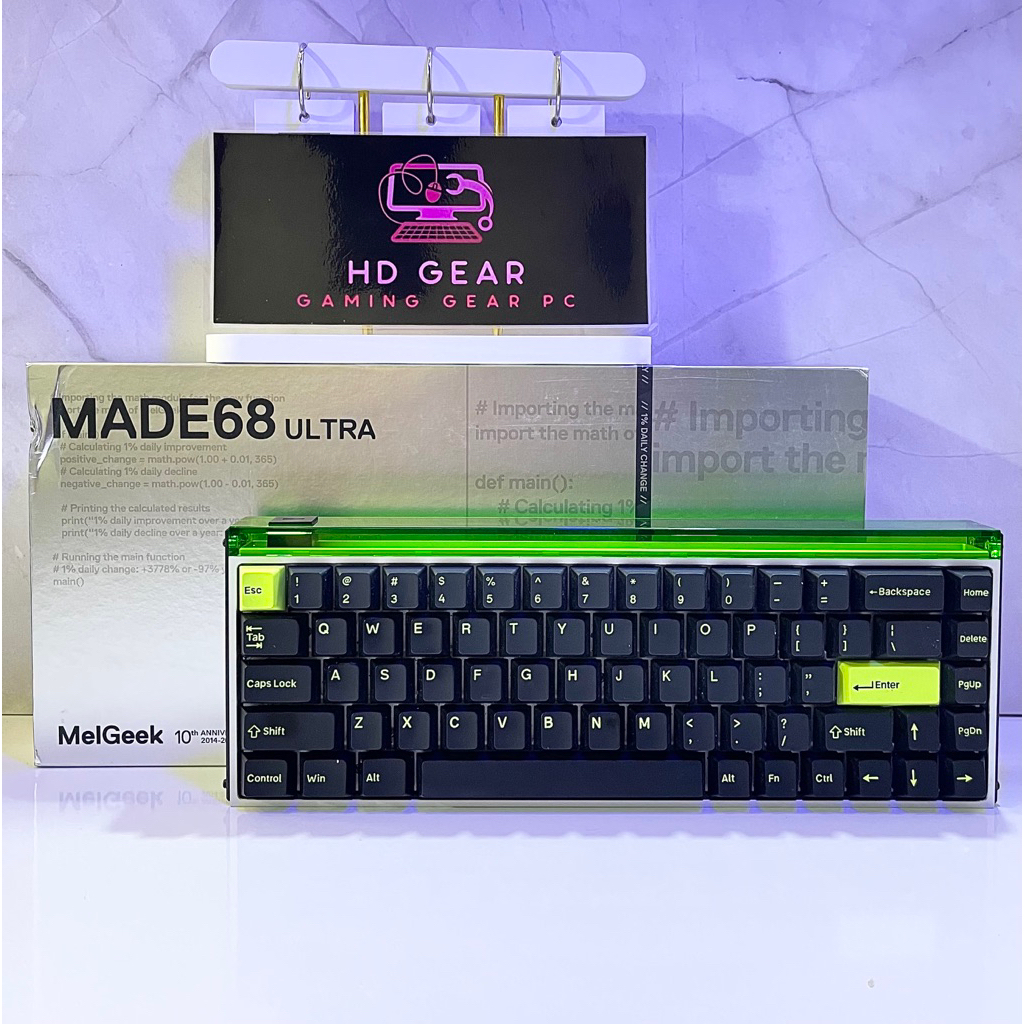 Bàn phím cơ gaming Melgeek Made68 pro, Made68 pro+, Made68 ultra các bản | HE | Rapid Trigger | 8000