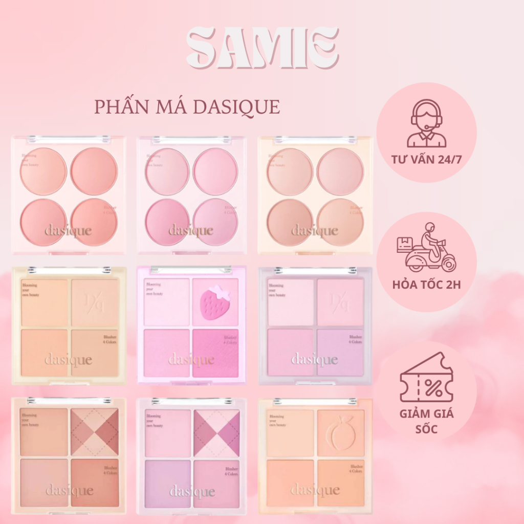 Phấn Má Hồng Dasique Blending Mood Cheek Phấn má Dasique Má hồng Dasique - SAMIE.COSMETICS