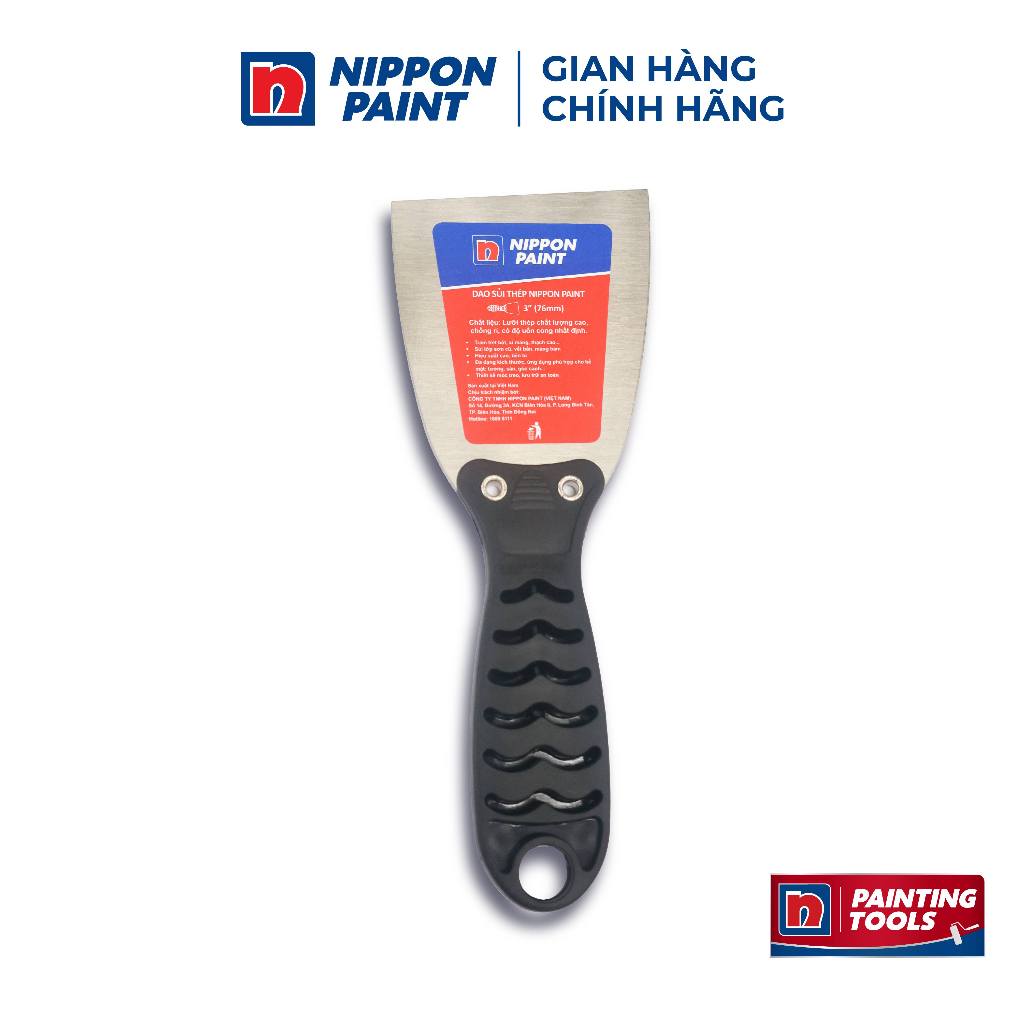 Dao Sủi Thép- Chính hãng NIPPON PAINT - Kích thước: 3” (76 mm)