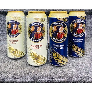 [CÓ SHIP HỎA TỐC] Bia Apostel Weissbier Hell 5,3% Đức –Bia đục-Combo 6lon 12 lon thùng 24 lon 500ml