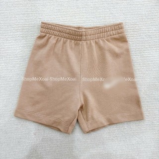 [Size Newborn- 3M,6M,9M] Quần đùi màu nâu tây hãng thể thao xuất dư  cho bé trai/gái