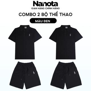 Bộ Quần Áo Thể Thao Nam Nữ NANOTA Unisex Vải Waffle Thấm Hút Mồ Hôi Logo Thêu Form Rộng Mặc Nhà Tập Gym