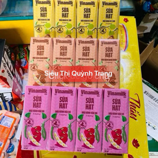 Lốc 4 Hộp x 180ml Sữa đậu nành Hạt Óc Chó/Hạnh Nhân Vinamilk Ít Đường ...