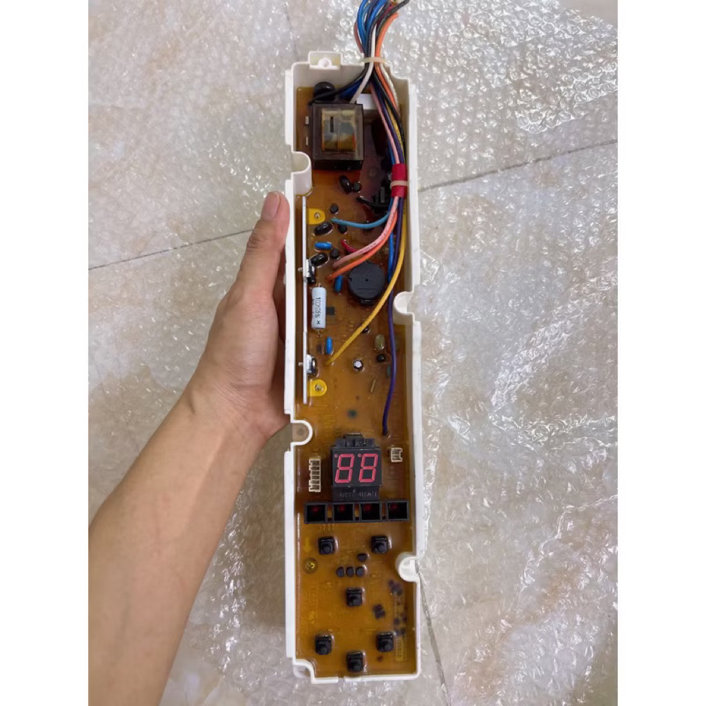 bo mạch máy giặt SANYO 6 phím  ASW U700ZT U800ZT U850ZT F700ZT F800ZT tháo máy zin