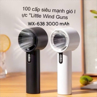 Quạt tích điện WX-638 cầm tay dung lượng pin 3000 mAh