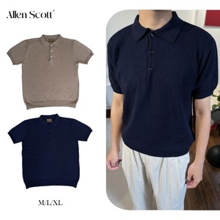 Áo Polo Nam AS Dệt Kim Len Trơn Premium Knit