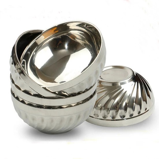 Tô inox cách nhiệt 2 lớp chống nóng size 14cm 16cm 18cm 20cm - Bát ăn cơm inox - Phương Trang