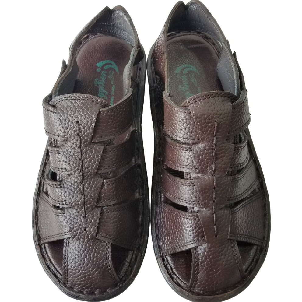 Giày Sandal Nam Bít Mũi Da Bò BIGGBEN Cao Cấp HKD920