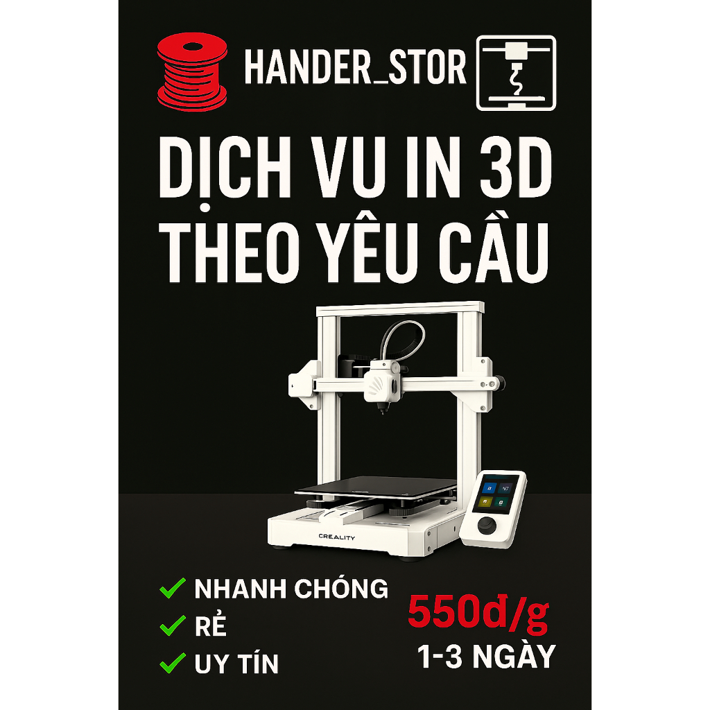 🔥 DỊCH VỤ IN 3D THEO YÊU CẦU 🔥 NHẬN IN SỐ LƯỢNG – NHANH CHÓNG, CHÍNH XÁC, GIÁ TỐT! [ KHÔNG TỰ Ý ĐẶT ]🔥