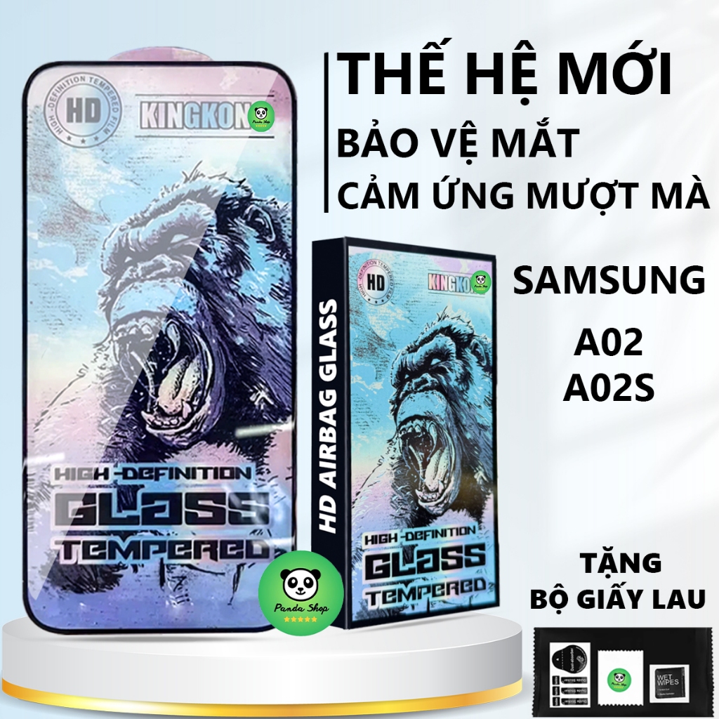 Kính cường lực Samsung A02 / A02S full màn, chống va đập, chống bám vân tay,bảo vệ màn hình