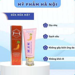 Sữa rửa mặt RED GINSENG loại bỏ bụi bẩn bã nhờn, se khít lỗ chân lông Hàn Quốc