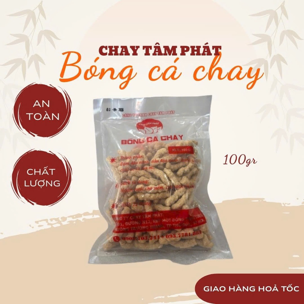 100g BÓNG CÁ CHAY TÂM PHÁT/ công nghệ nhật bản