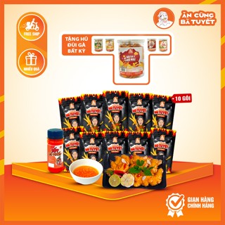 Combo Tri Ân : 10 chân gà + sốt nhỏ + tặng 1 hũ đùi gà- ĂN CÙNG BÀ TUYẾT