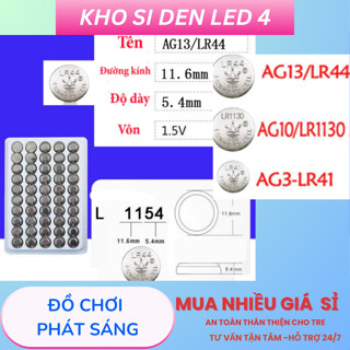 Vỉ 50 viên LR44 / LR1130/,LR41 giá sỉ