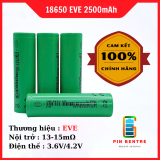  Cell pin 18650 EVE 25P 2500mah xả 15C 30A  chính hãng EVE loại 1   PBT247  