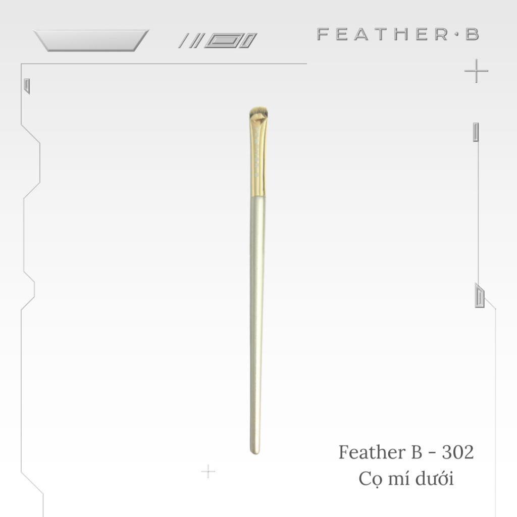 Cọ kẻ mí dưới - mí mắt Feather B 302