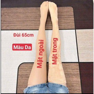 Combo vớ đùi lông nhung dài 65cm Ủ kem siêu dày và dài cao cấp_Hàng Quảng Châu