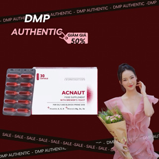 Viên uống giảm mụn Acnaut Food Supplement|hộp 30v|hàng công ty