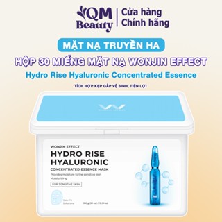 Hộp 30 mặt nạ Wonjin truyền HA cấp ẩm chuyên sâu WonJin Effect Hydro Rise Hyaluronic Hàn Quốc
