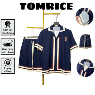  bộ đồ nam mùa hè 2025 mặc ở nhà đi biển chơi du lịch chất lua mát ,bộ đồ nam hè chất lụa mềm in  cao cấp Tomrice TR9 