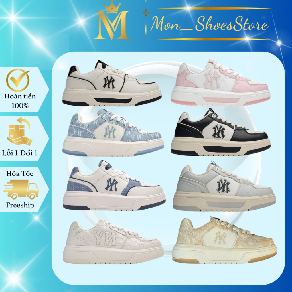 [ Sale 50% ] Giày MLB Runner, giày thể thao nam nữ MLB Runner đế tăng chiều cao 5cm, bao check