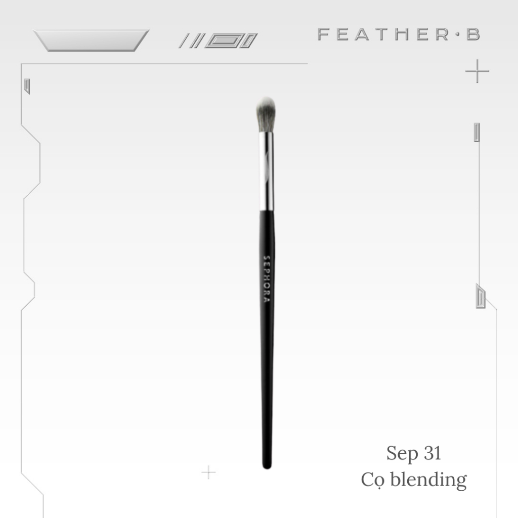 FEATHER B - Cọ blending dành cho mắt Sep 31