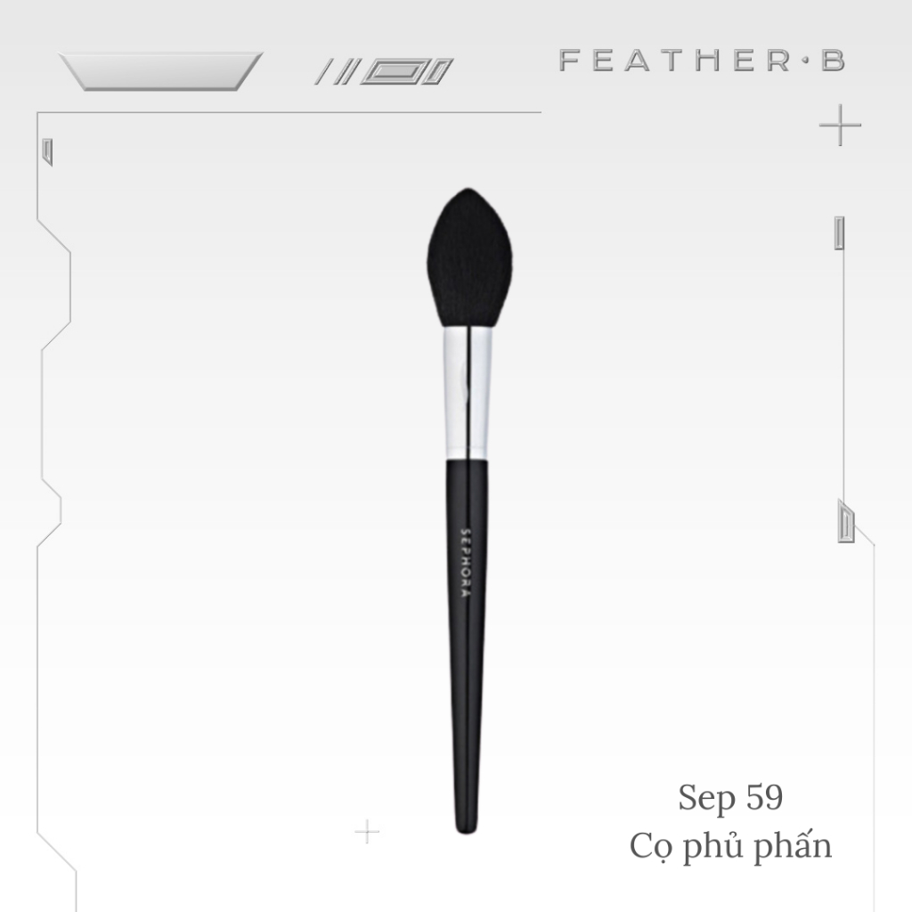 FEATHER B - Cọ phủ phấn nén Sep 59 Powder Brush