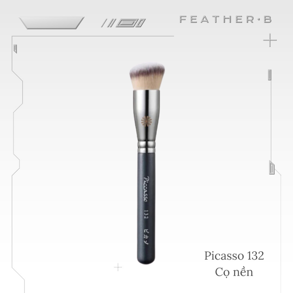FEATHER B - Cọ Tán Nền Piccasso 132