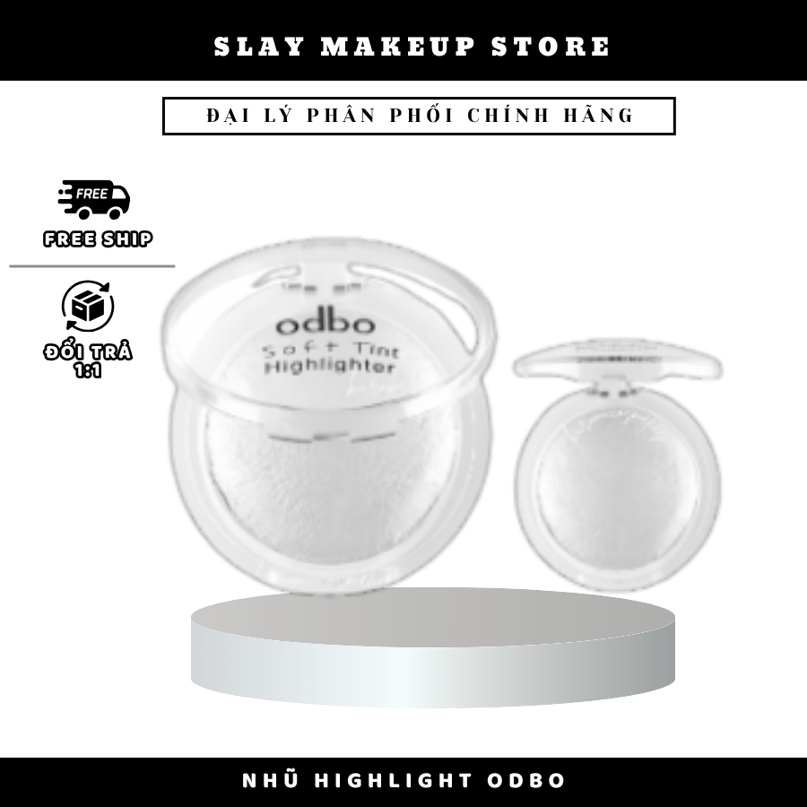 ODBO Phấn Bắt Sáng Highlight Odbo Mặt Trăng Nhũ sáng, mịn ODBO Soft Tint Highlighter 4g OD173