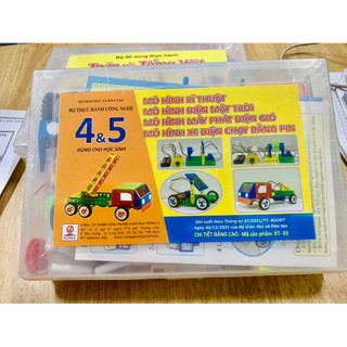 Bộ thực hành công nghệ lớp 4-5 (có lắp ghép kỹ thuật lớp 4 và mô hình điện lớp 5) Đông Á mã KT-03