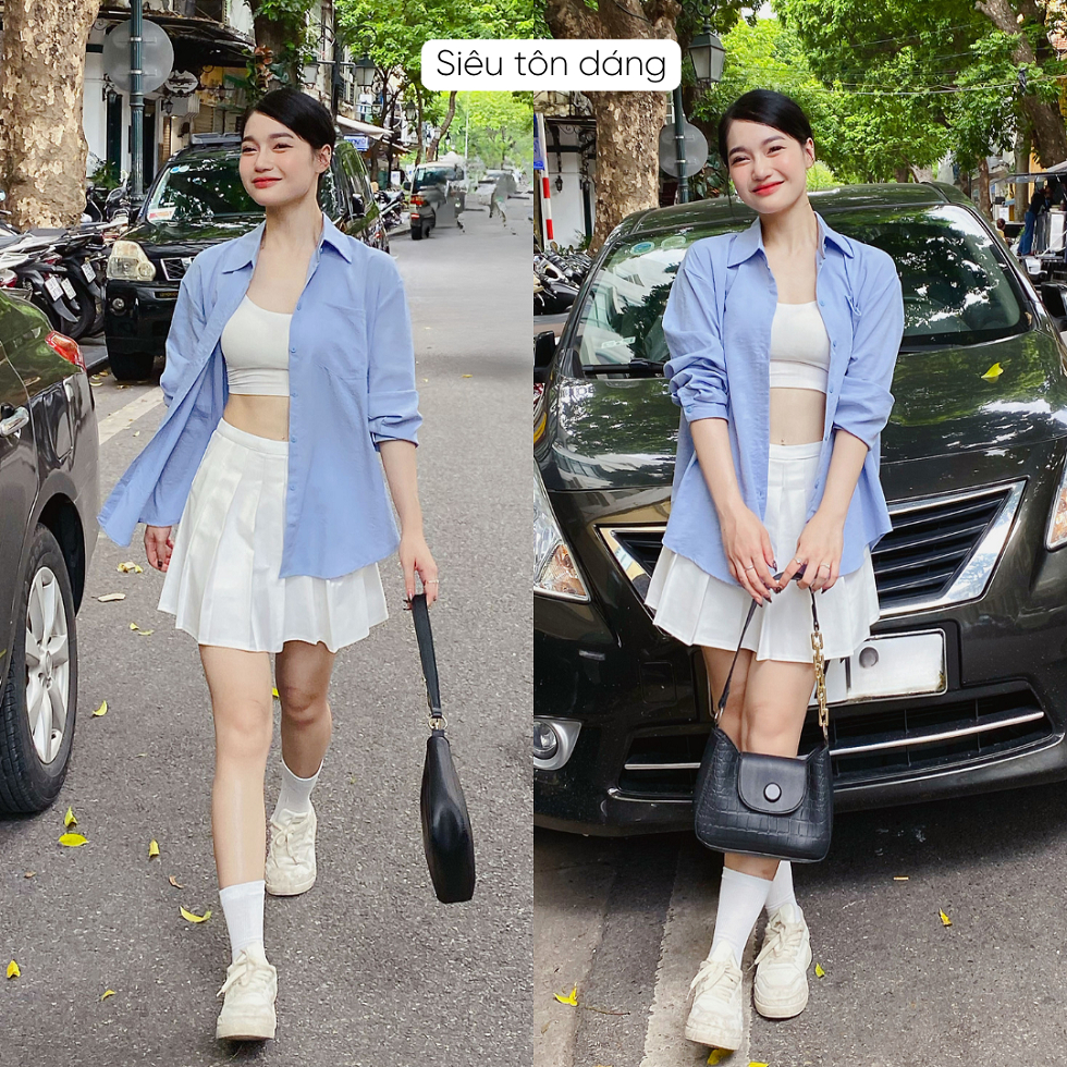 Chân váy tennis xếp ly ngắn Mely Fashion chữ A có túi cạp cao tôn dáng Umi cao cấp co giãn bigsize đen trắng CV73-01 | BigBuy360 - bigbuy360.vn