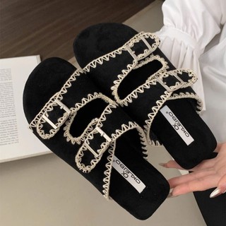  Dép sandal nữ đế thấp hở mũi dễ phối đồ hàng quảng châu cao cấp 