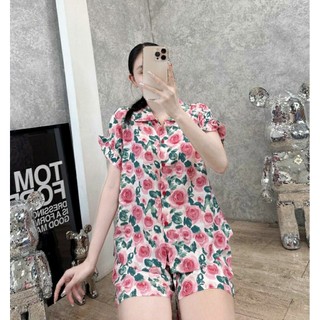  BỘ ĐÙI CỔ SEN - LANH TOLE VNXK F21 