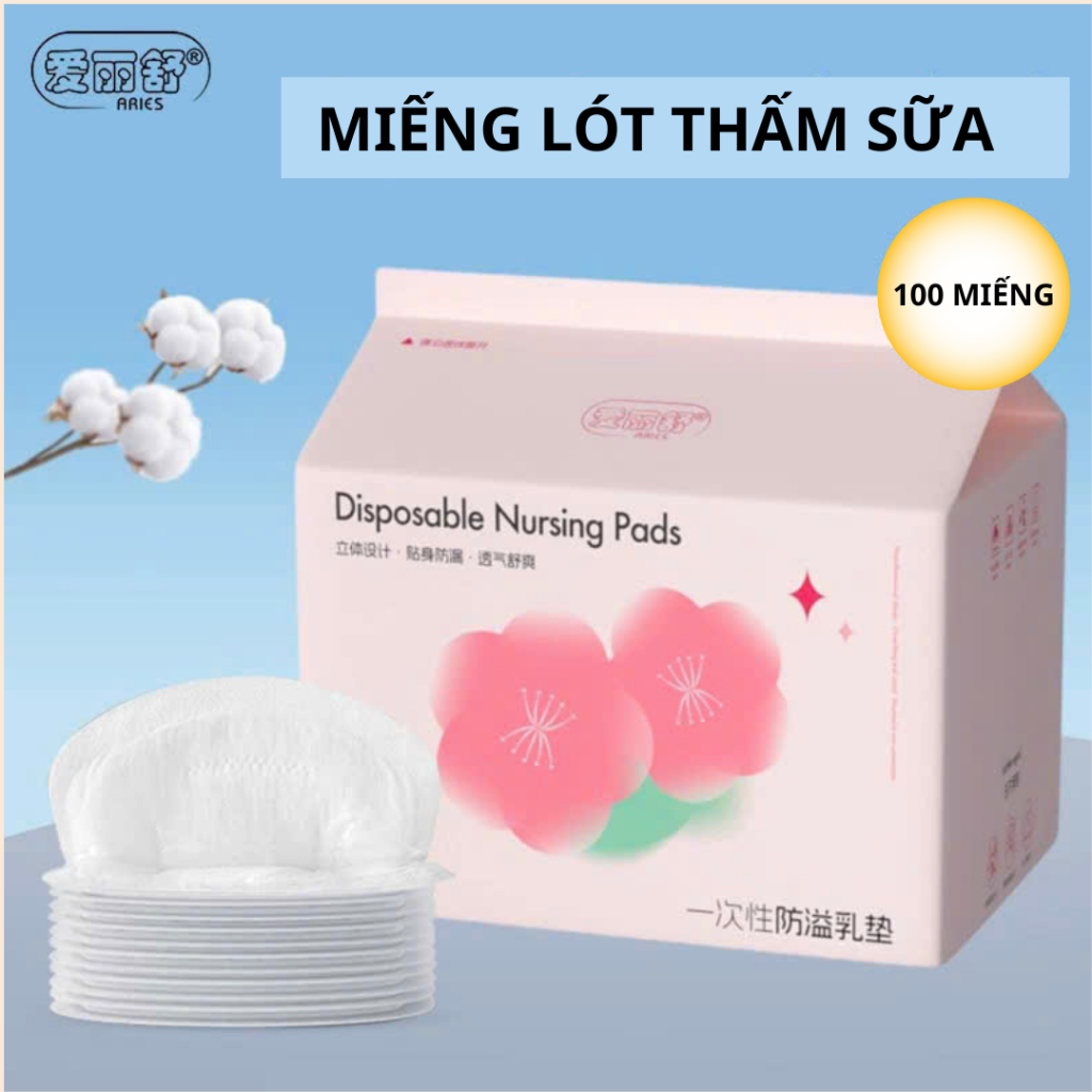 Miếng lót thấm sữa meyga, Nursing - bịch 100 miếng