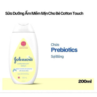 Sữa dưỡng thể Johnson's Milk & Rice lotion 200ml