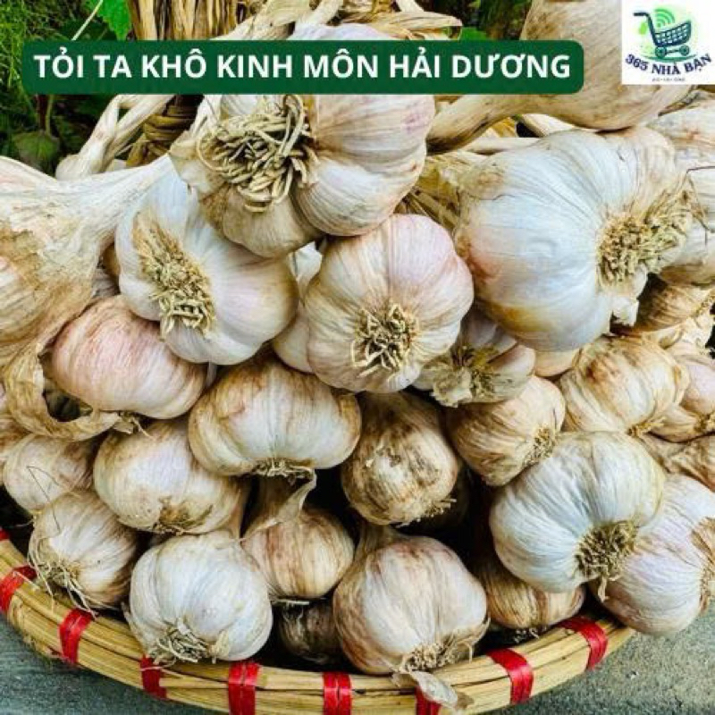 Tỏi Ta Khô Hải Dương, Chọn Lọc Từng Củ, Thơm Ngon