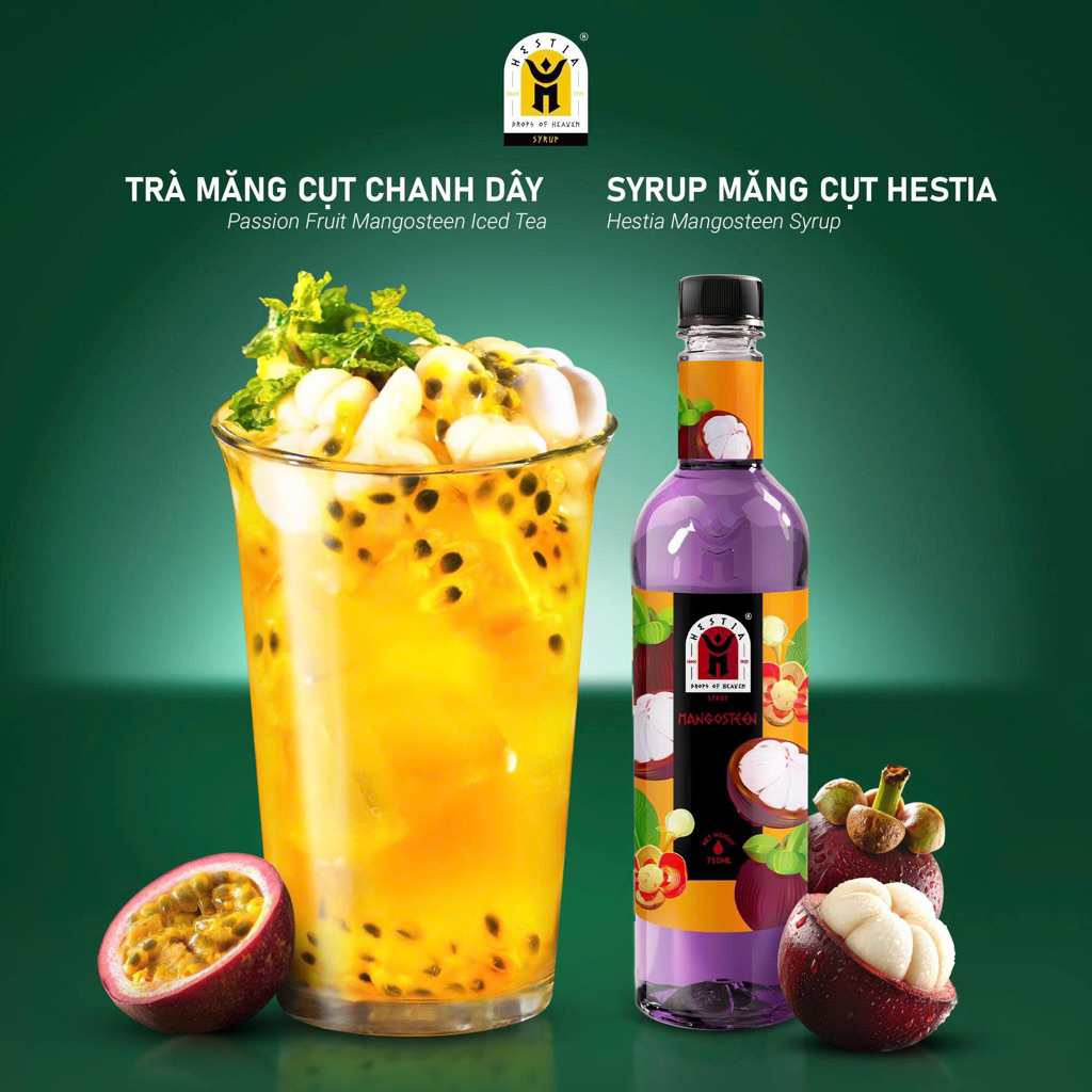 Siro/ Syrup Hestia Mãng Cụt 750ml