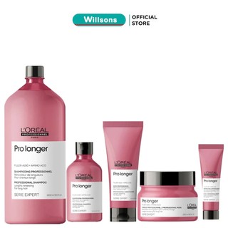  Bộ sản phẩm Dầu gội xả Dầu hấp kem dưỡng giảm đứt gãy chẻ ngọn L'Oréal - Loreal Pro Longer 