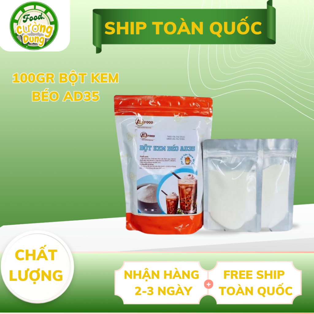 100g Bột kem béo AD35 ADFOOD