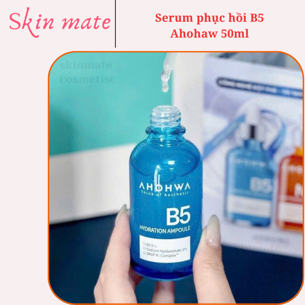(Công ty) Serum phục hồi, dưỡng ẩm, chống lão hoá B5 Ahohwa 30ml