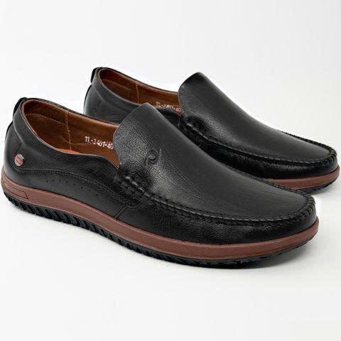 Giày Nam Da Bò Lười Fujiwa - T2401. Form Giày Chuẩn. Có Size Từ 38 Đến 43
