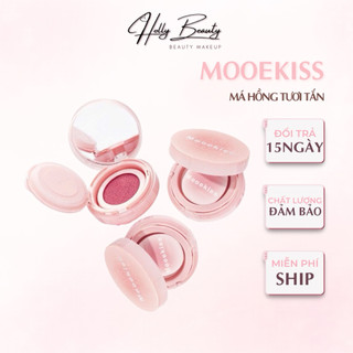  Má hồng kem Mooekiss phấn má hồng cushion Matte Màu nude tự nhiên Nhẹ nhàng không bóng dầu Holly Beauty 