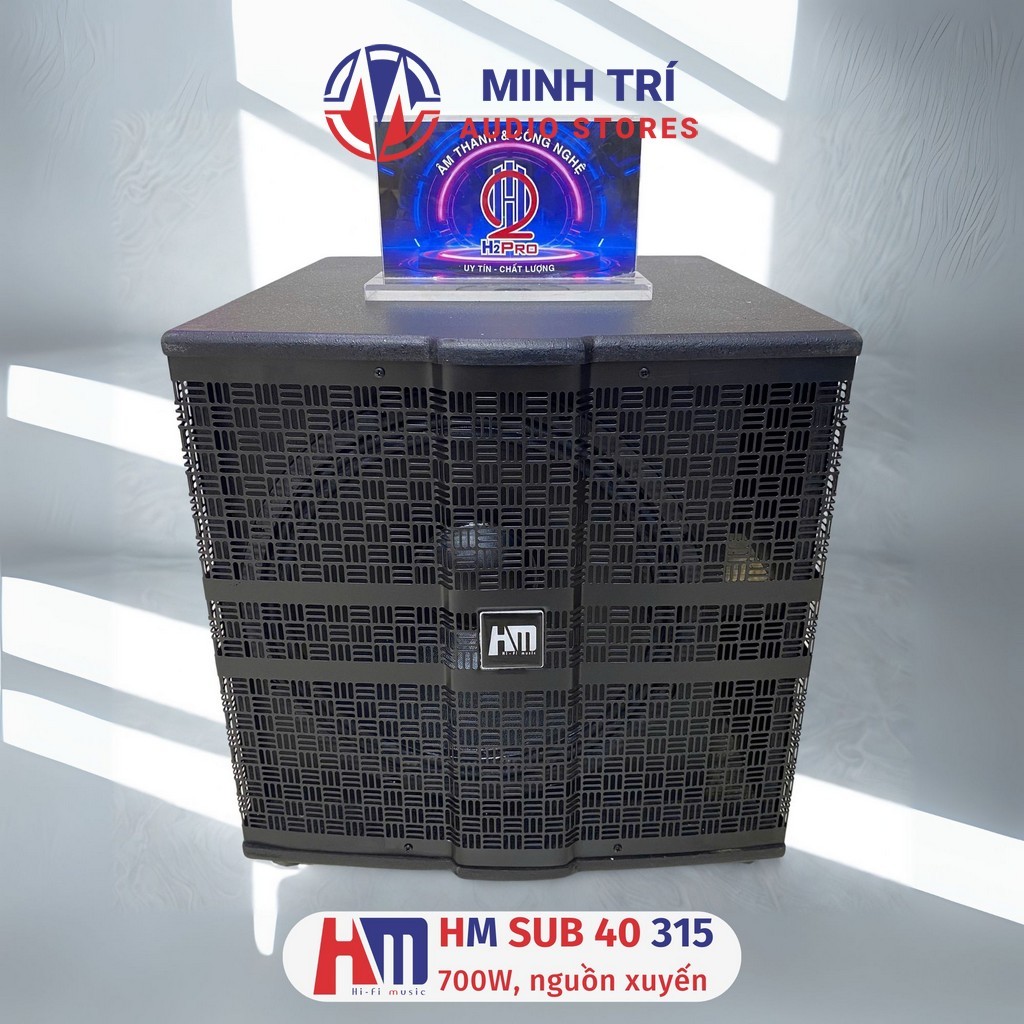 Loa Sub Điện Bass 40 HM 315 700W (Tặng Dây Canon, AV), Xuyến Đồng Coil 76, Loa Sub 40 Cao Cấp
