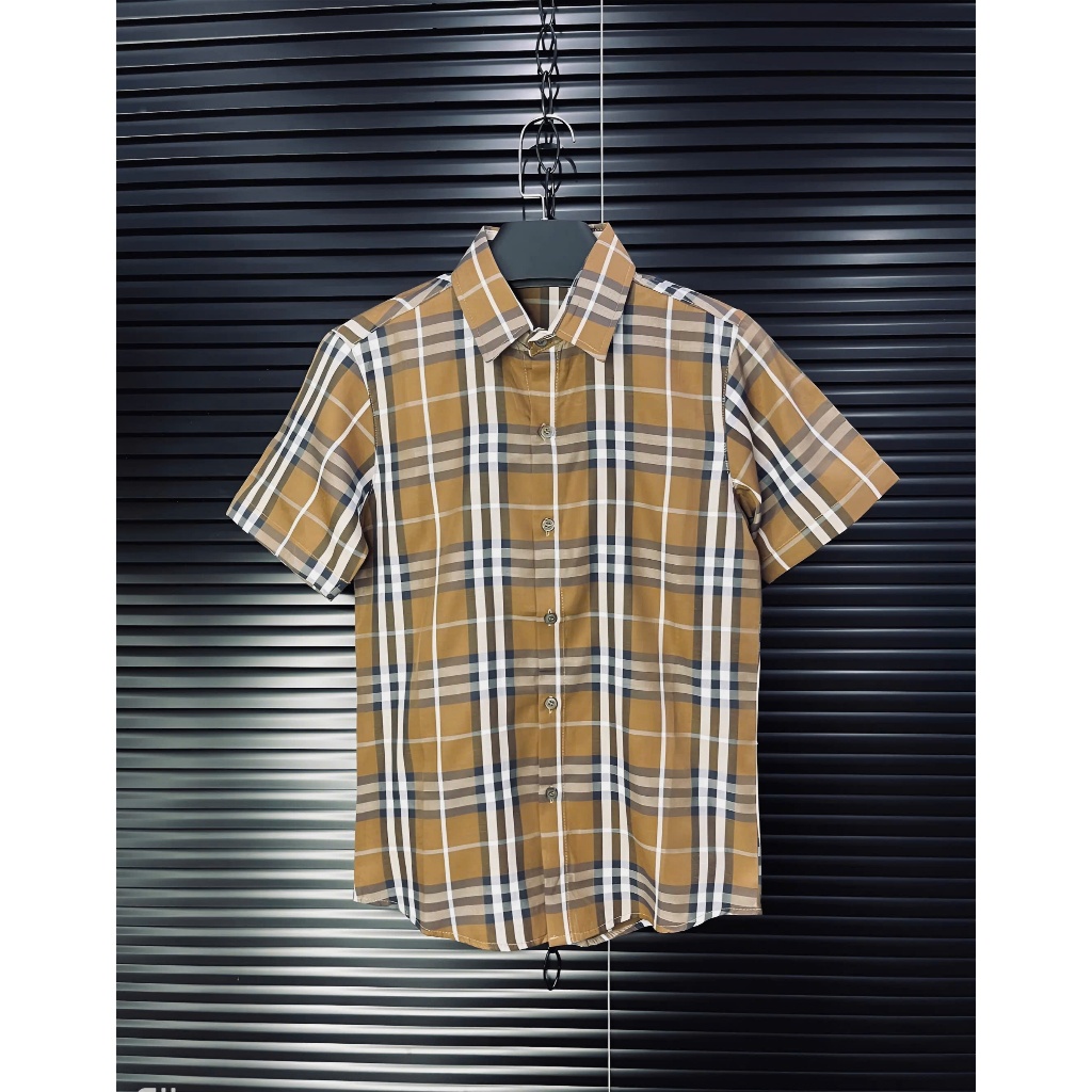 Áo sơ mi nam caro tay ngắn phói sọc  Hàn Quốc trẻ trung form chuẩn sang trọng mẫu mới nhất cao cấp N