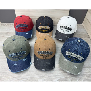 nón kết Jean ( Denim ) chữ tua thời trang - mũ lưỡi trai chất vải Rin phối màu năng động unisex