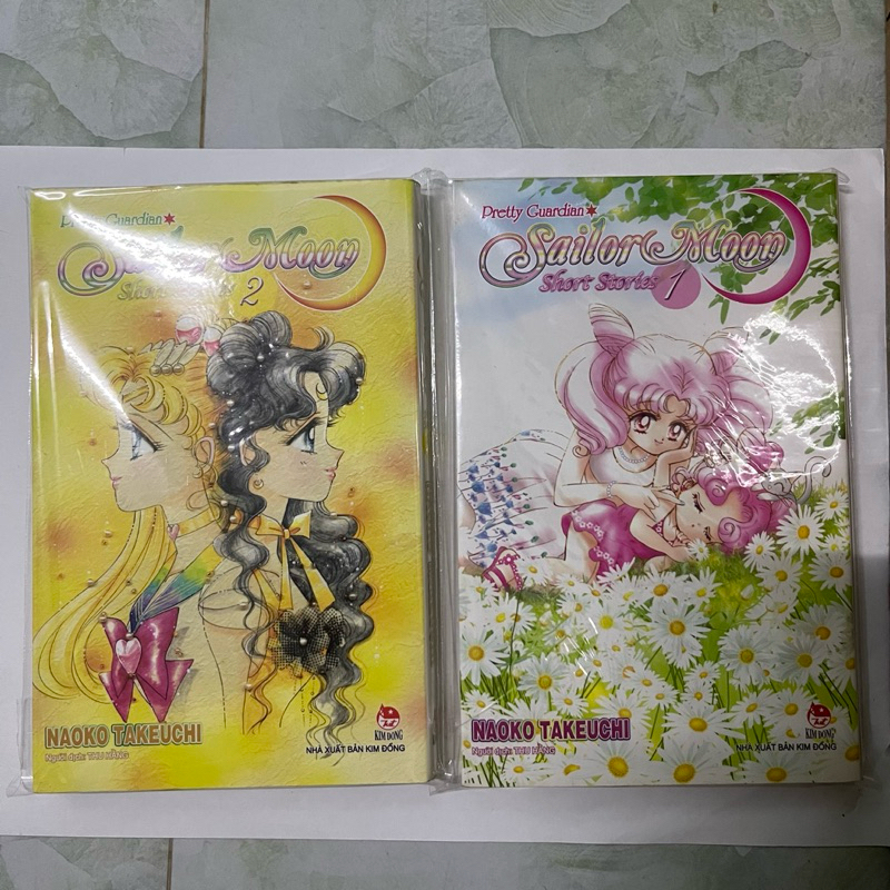 [Vở cũ, giấy ố vàng như ảnh, giá cao hơn giá bìa] Sailor Moon Short Stories Tập 1&2 Phiên Ngoại (Tiế