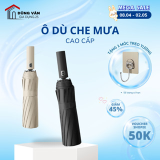 Ô Dù Che Mưa Nắng Chống Tia UV Đóng Mở Tự Động Gấp Nhỏ Gọn Cầm Tay Có Dây Quai