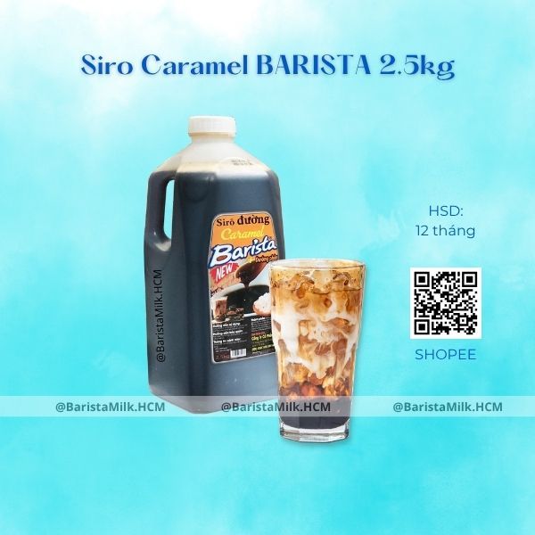 Siro đường Caramel chai 2,5kg (Caramel Brown Sugar Syrup 2.5kg )