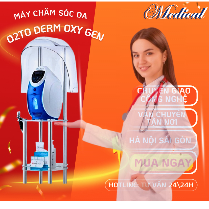 Máy Chăm Sóc Da O2toDerm OxyGen cao cấp