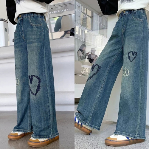 Quần Jean Cá Tính Bunny Kids , Dành Cho Bé Gái